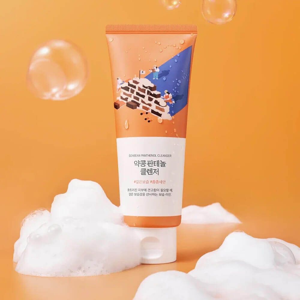 ROUND LAB Пенка с чёрной соей и пантенолом Soybean Panthenol Cleanser (150 мл)