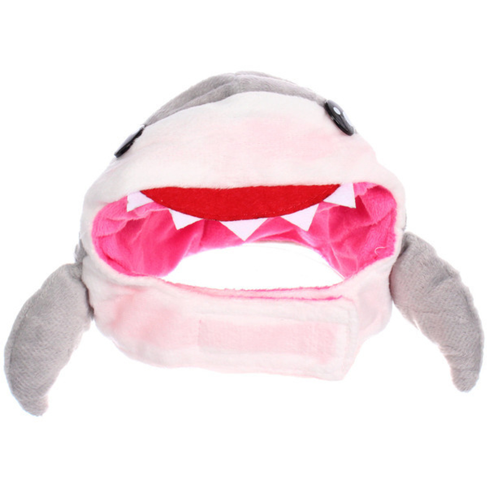 Шапка для собак и кошек «Акула», цвет как на фото, р L