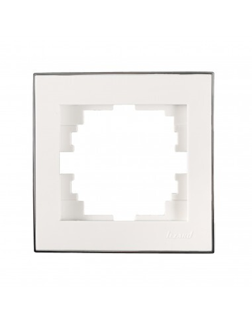 RAIN 703 0225 146 Рамка 1-ая горизонтальная белая хром