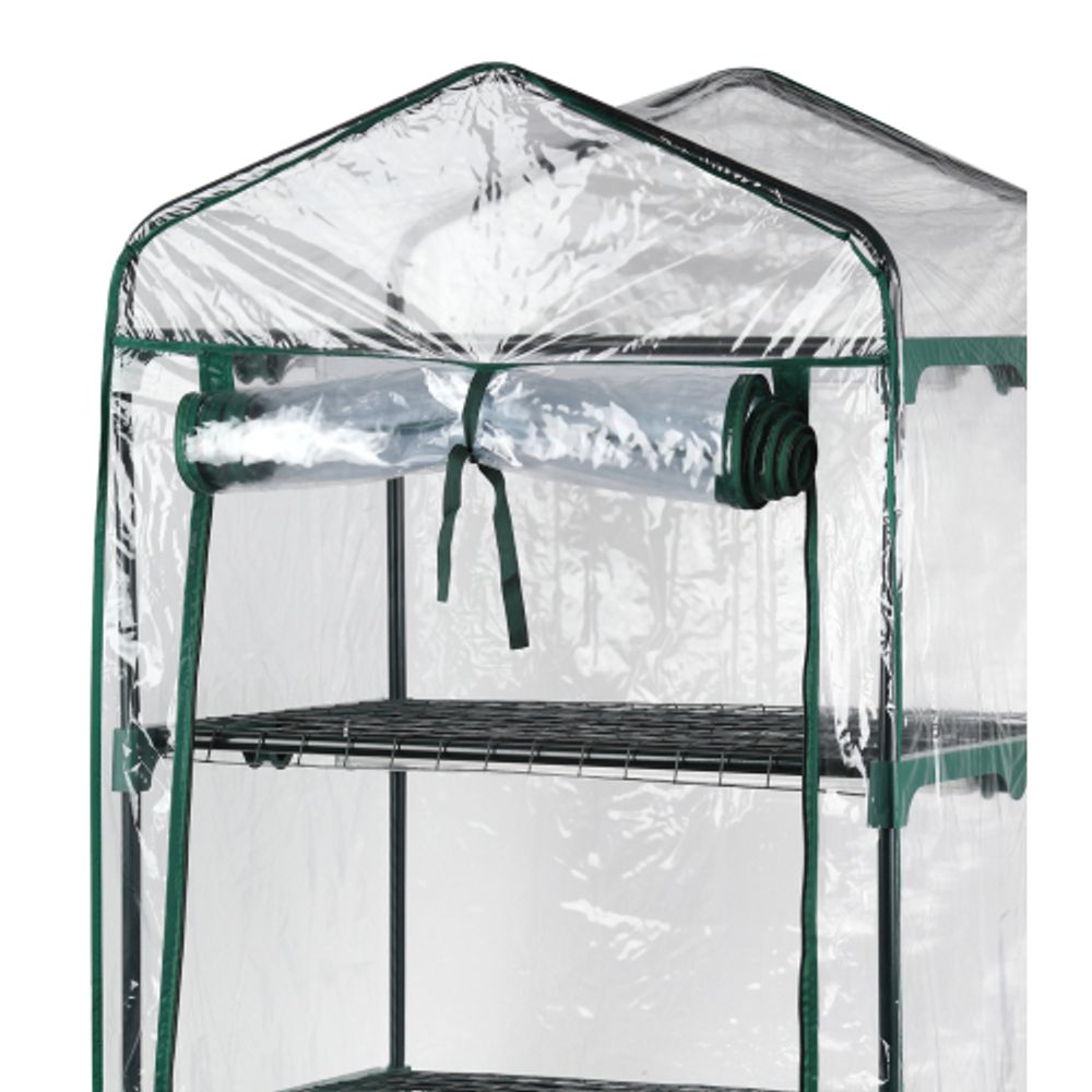 Чехол для теплиц GREEN APPLE GA-House-5-PVC cover на молнии 1930х690х490 мм | GREEN APPLE