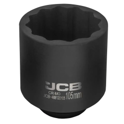 Головка ударная глубокая 105мм (12гр.), 1'' JCB JCB-488120105