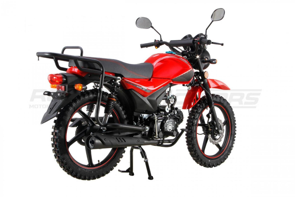 Мопед ROCKOT ALPHA OFFROAD M-11 LUX+ (LED) (красный глянцевый)