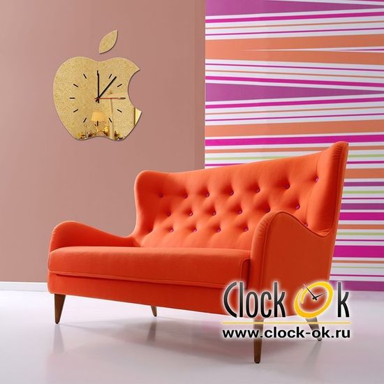 Настенные часы Яблоко