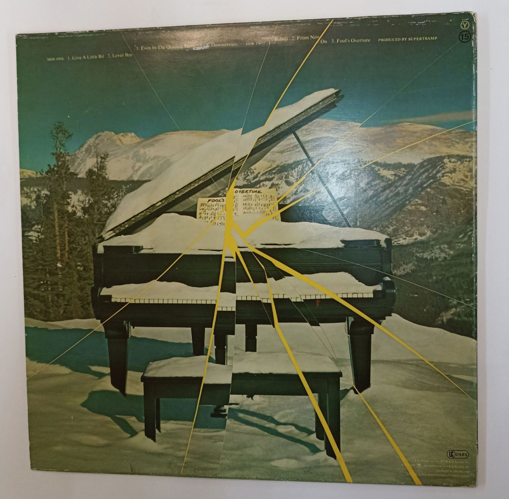Винтажная виниловая пластинка LP Supertramp Even In The Quietest Moments (Holland 1977)