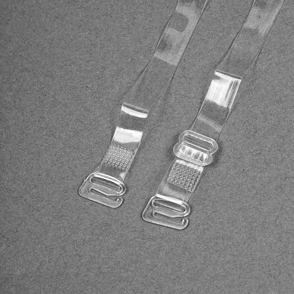 Бретель для бюстгальтера силикон, ш. 1 см, глянцевый