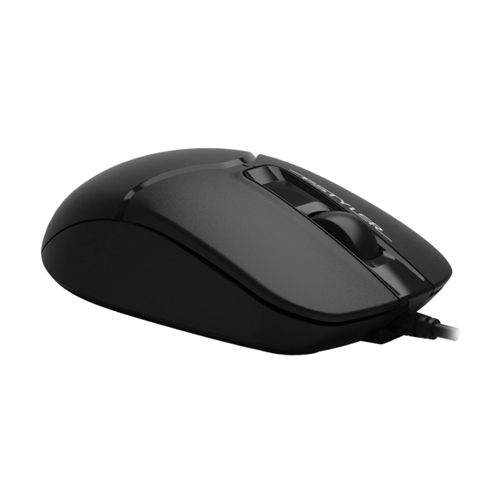 Мышь A4Tech Fstyler FM12S, черная, USB, Бесшумная