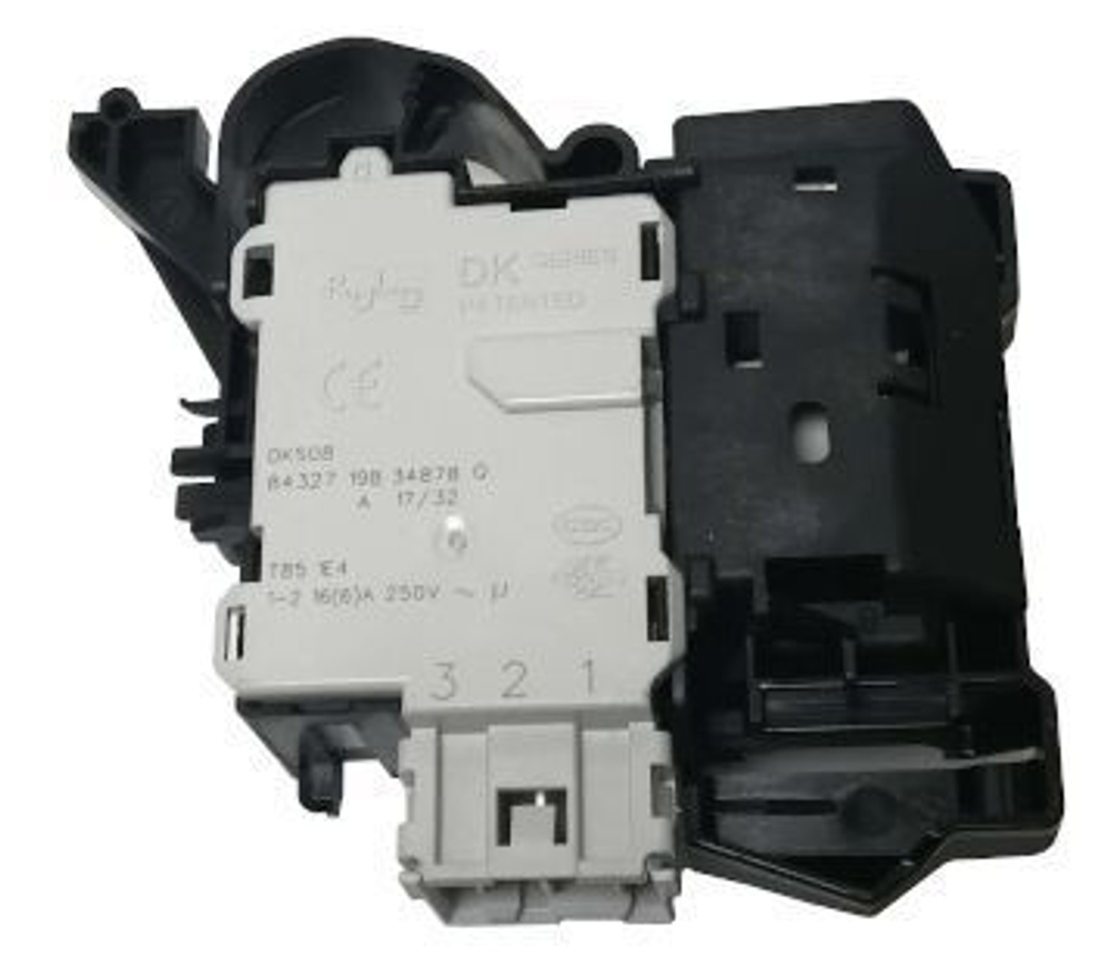 Устройство блокировки люка (УБЛ) для стиральных машин Аристон, Индезит, Вирпул 536021 488000536021, 510057, 488000510057