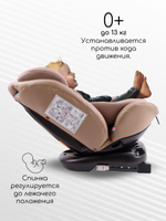 Автокресло детское AMAROBABY Brilliant ISOFIX класс D, группа 0+/1/2/3