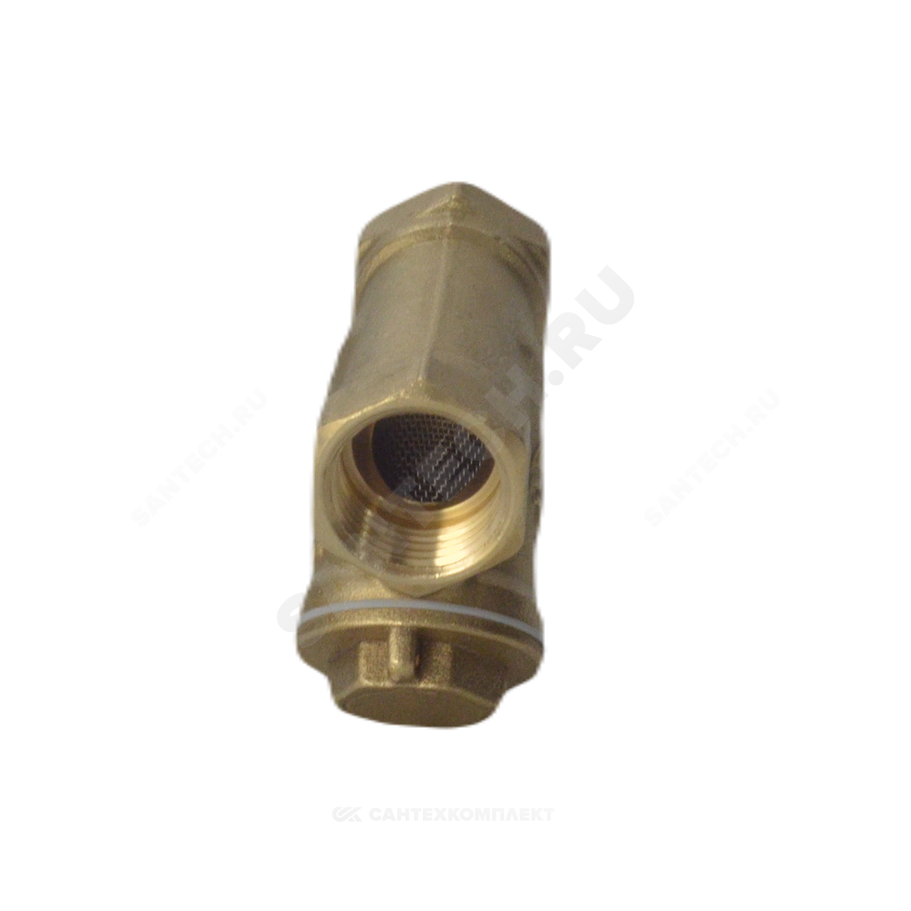 Фильтр сетчатый Y-образный латунь Ду 15 Ру25 Тмакс=150 oC 1/2" ВР 46Б5фт1 под пломбу VALFEX VF.192.L00.012