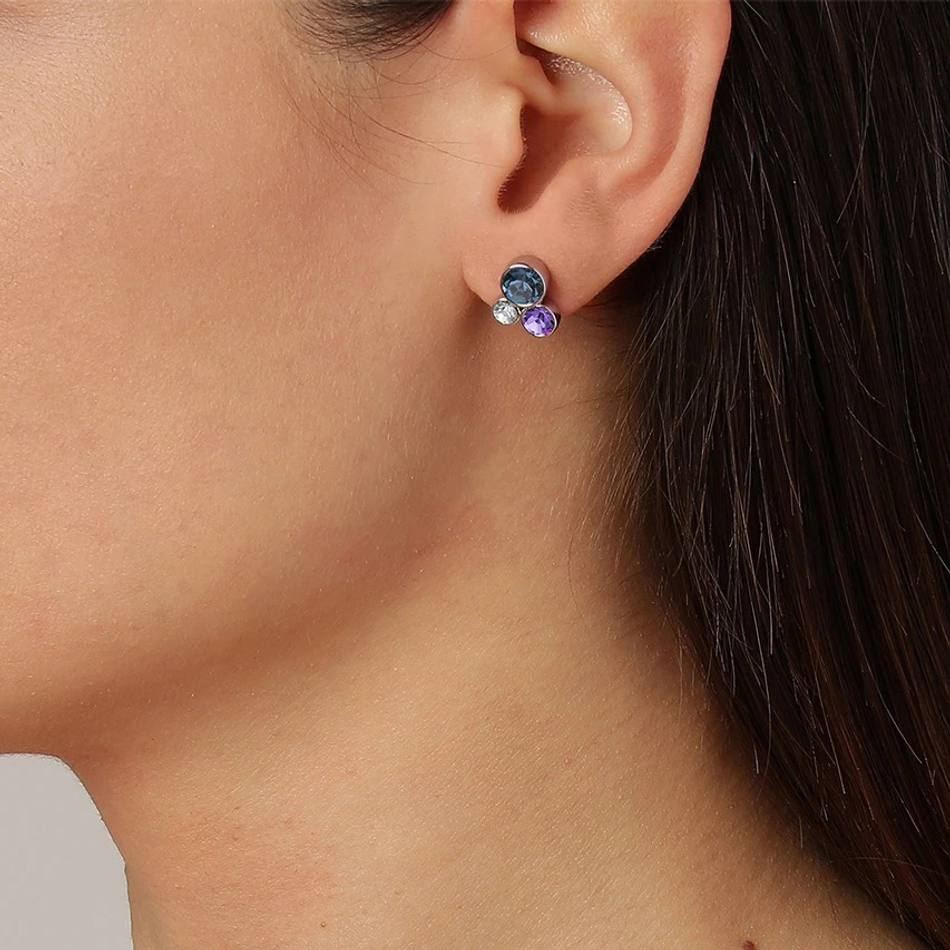 Серьги Dyrberg Kern AKI SS BLUE 390026