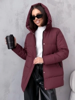 Куртка демисезонная с капюшоном удлиненная