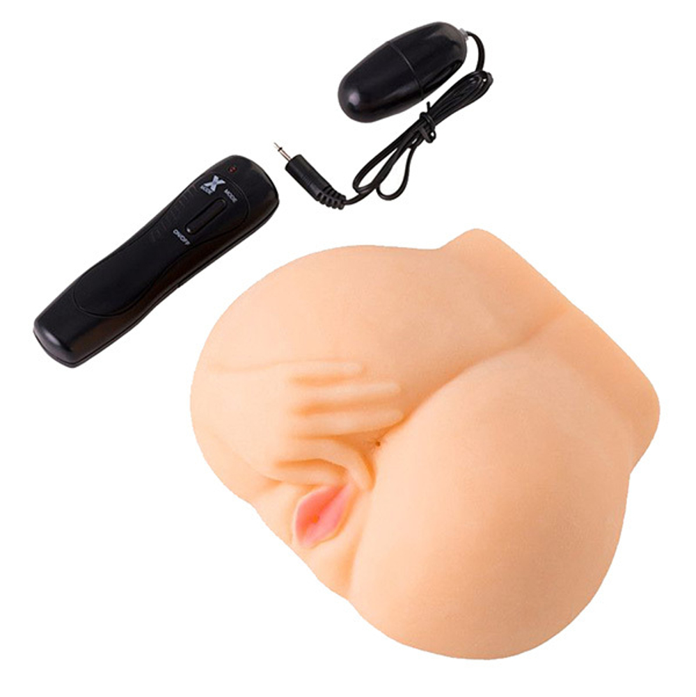 Нежная вагина и анус 17х14см с вибрацией ToyFa Juicy Pussy 893012