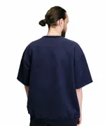 Толстовка Hardlunch Crew с коротким рукавом темно-синяя