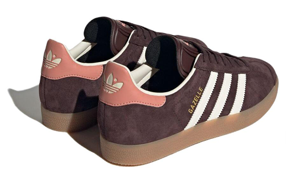 Adidas originals Gazelle W non-slip wear-resistant low-top sneakers for men and women the same brown