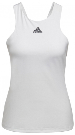 Женский топ теннисный Adidas Tennis Y-Tank Top W - белый