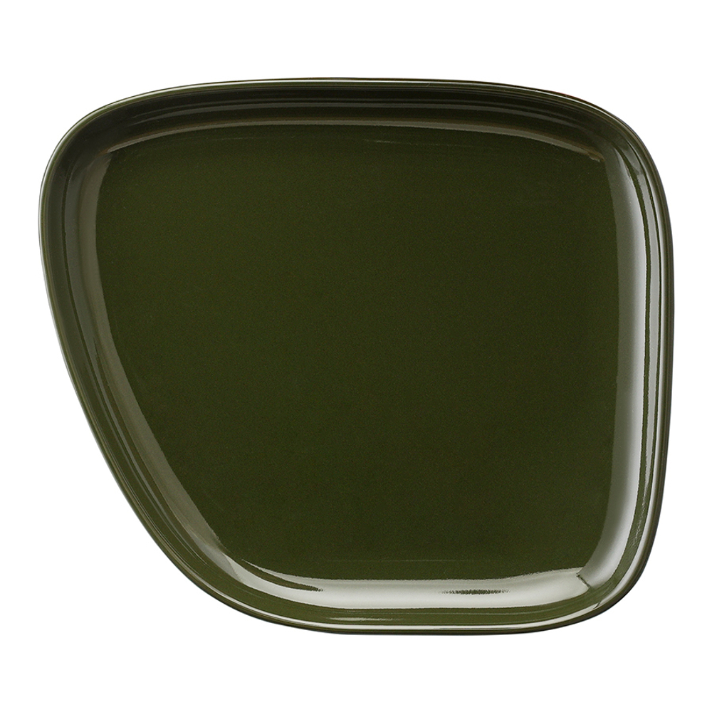 Набор из 5-ти сервировочных тарелок на деревянном подносе sorrento