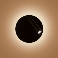 Светильник декоративный настенный светодиодный ЭРА EDGAR WL55 BK COB 5Вт / SMD 7Вт 4000К IP20 черный