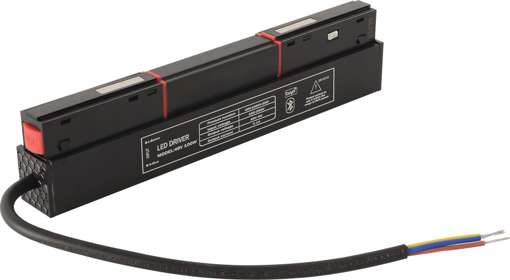 Драйвер для магнитного шинопровода 48V, 100W Crystal Lux Space CLT 0.203 08 BL SMART