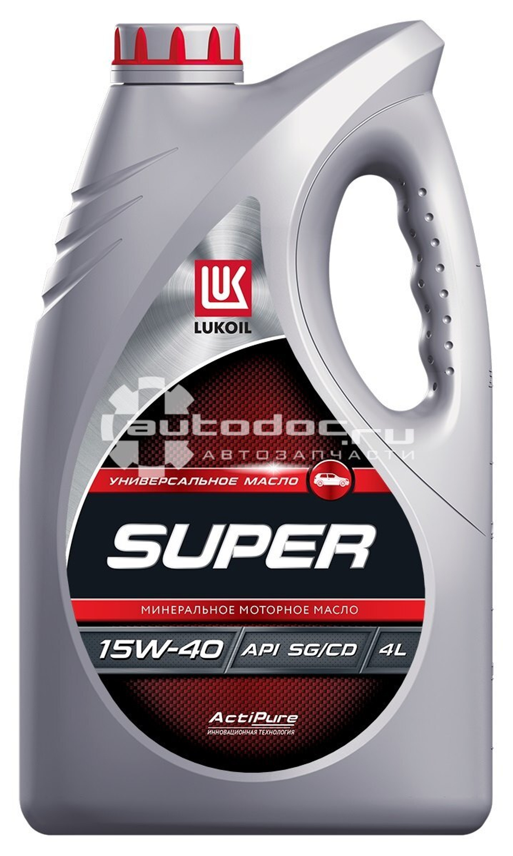 Масло моторное минеральное  Лукойл СУПЕР 15W40  SG/CD  4л
