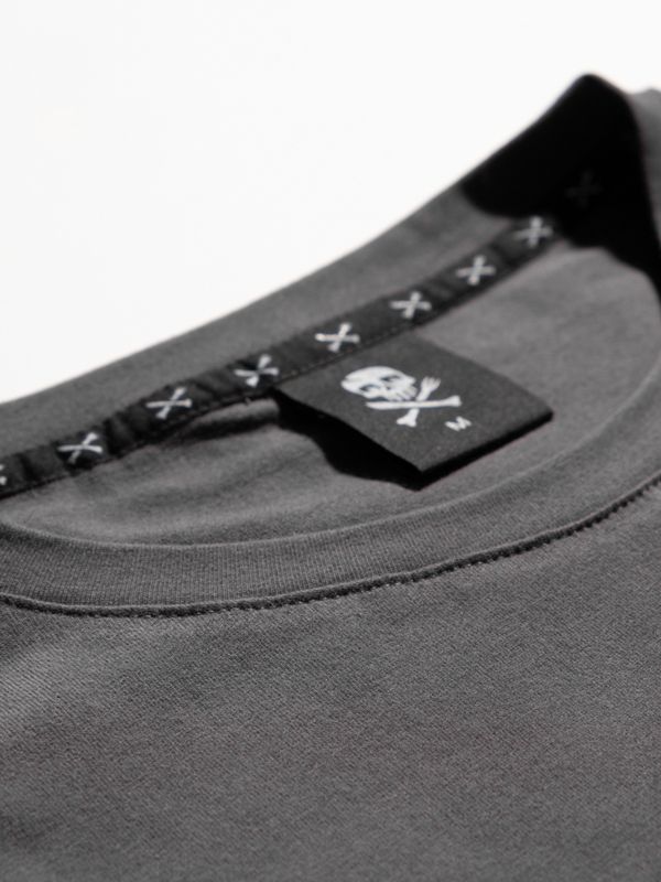 Футболка оверсайз F&K темно-серая - фото 9