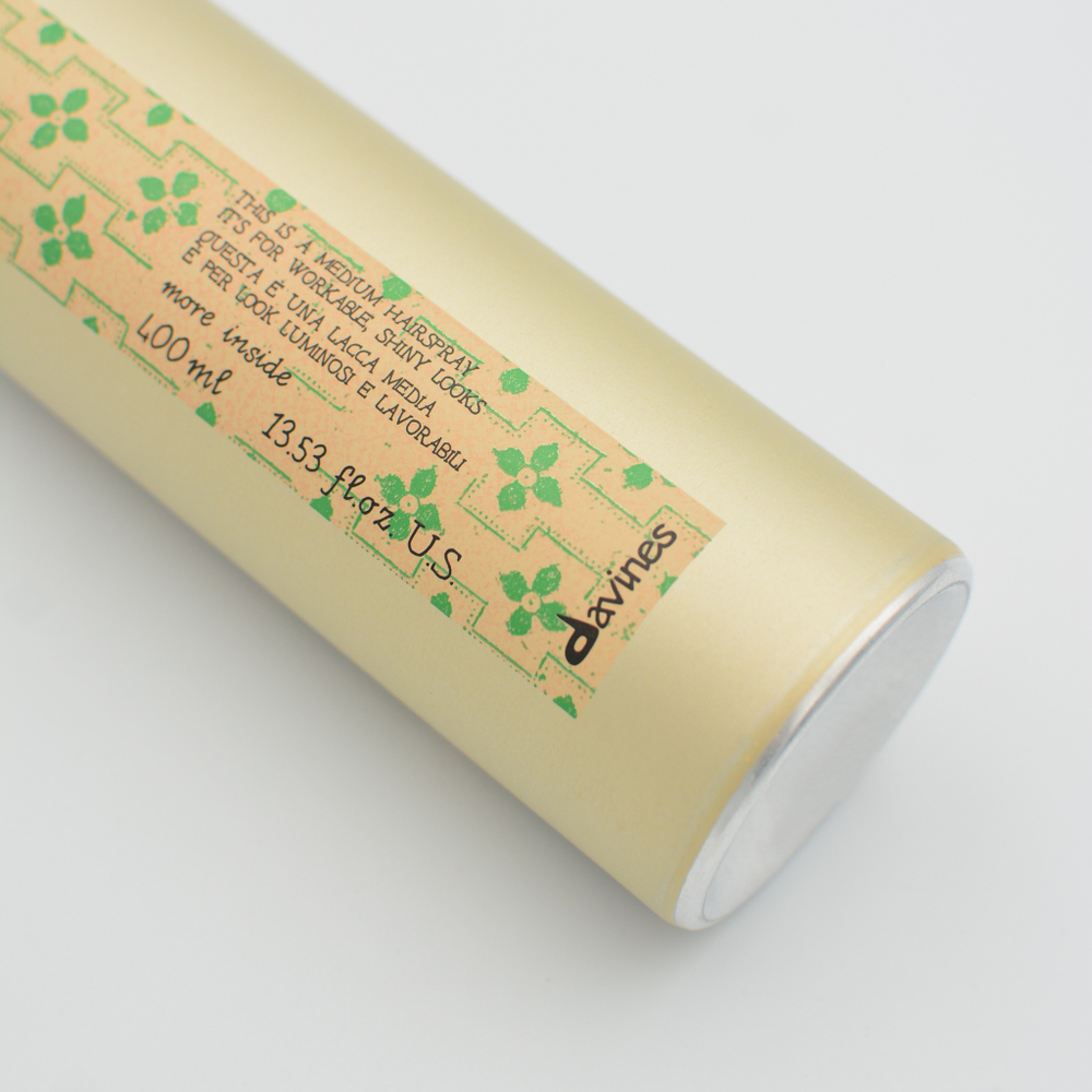 DAVINES Лак средней фиксации для эластичного глянцевого стайлинга More Inside