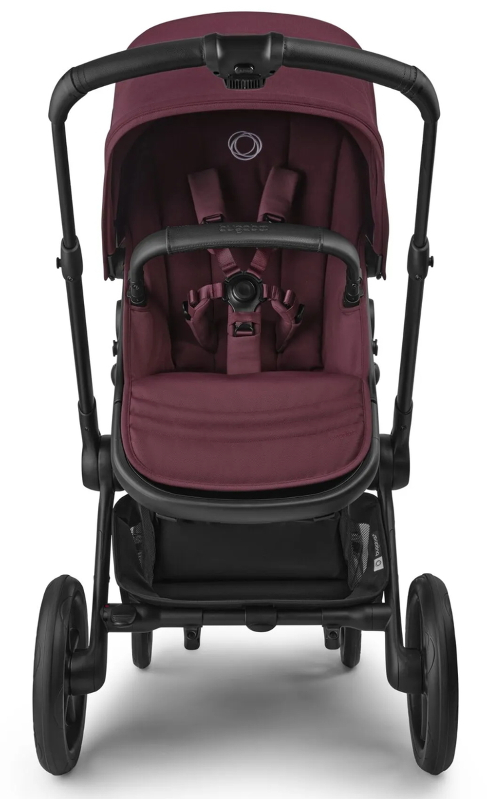 Коляска Bugaboo Fox 5 Renew complete 2 в 1 Black/Dark Cherry-Dark Cherry
