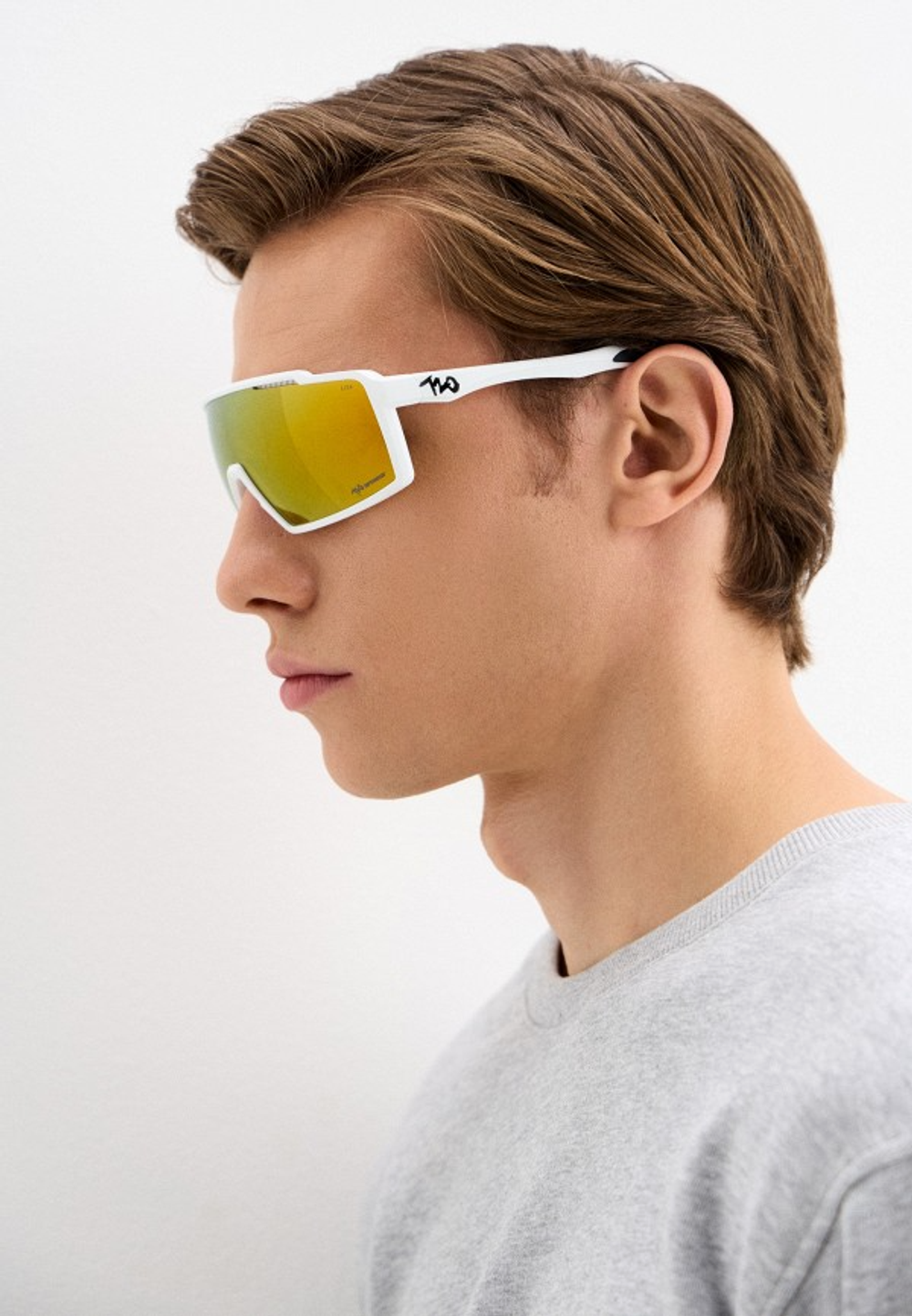 Спортивные очки 720armour A-Fei / Matte White / Gold Lens