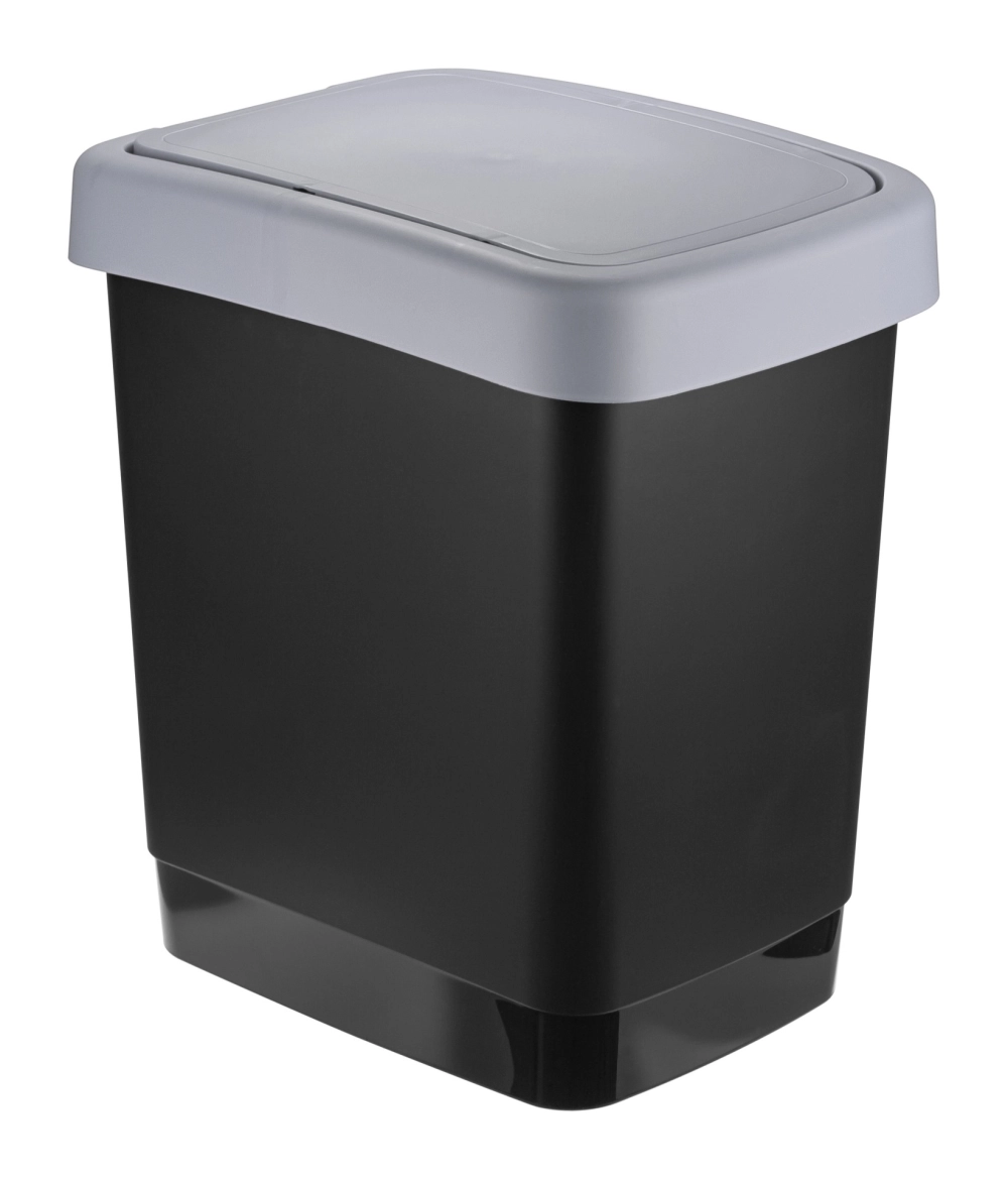 Контейнер д/мусора Idea ТВИН 18л полипропилен, серый