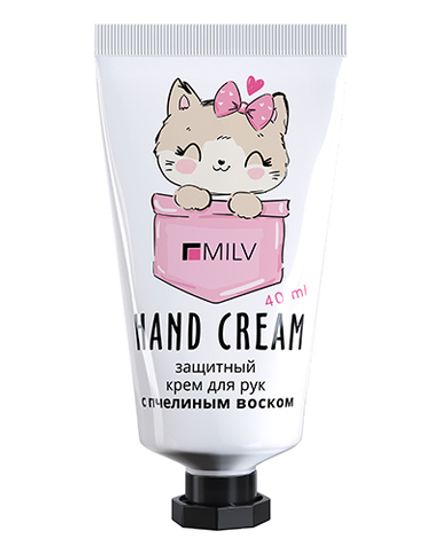 Milv Восстанавливающий крем для рук с пчелиным воском Кокос и ананас, 40мл