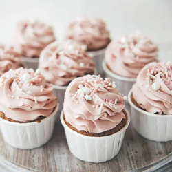 Формы бумажные с ламинацией «Маффин» 50х40 мм (Белый) 100 шт