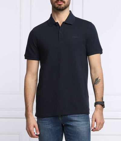 поло prime BOSS ORANGE - темно-синий(50468576)