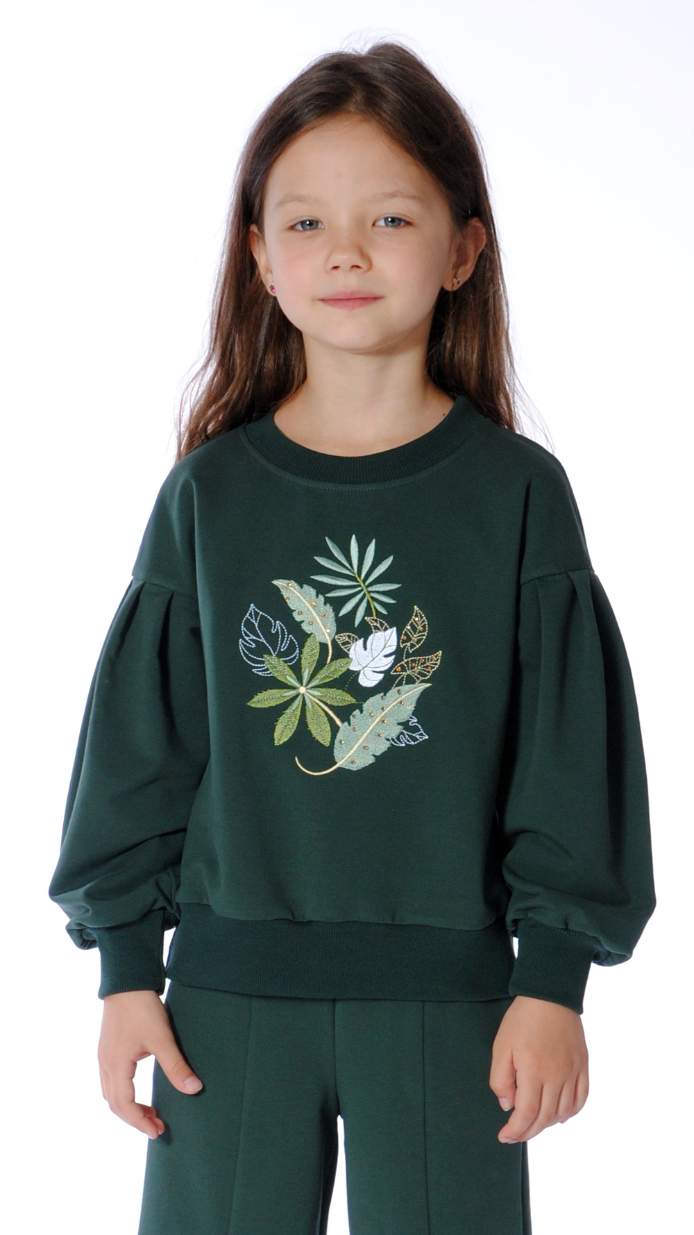Свитшот трикотажный для девочки 7-9 лет Fleur de Vie