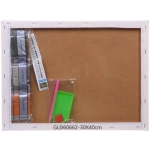 Алмазная мозаика на подрамнике с полным заполнением «МИР ЯРКИХ КРАСОК», лисички, 30*40см