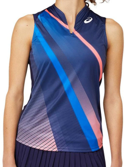 Женский топ теннисный Asics Match Graphic Tank W - небесный