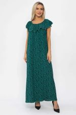 Платье Элинор макси (зеленое) П13759-12М LT Collection
