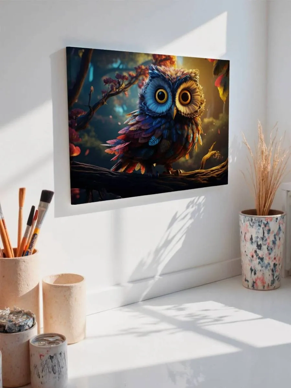 Картина на стену 40 X 50 Сова