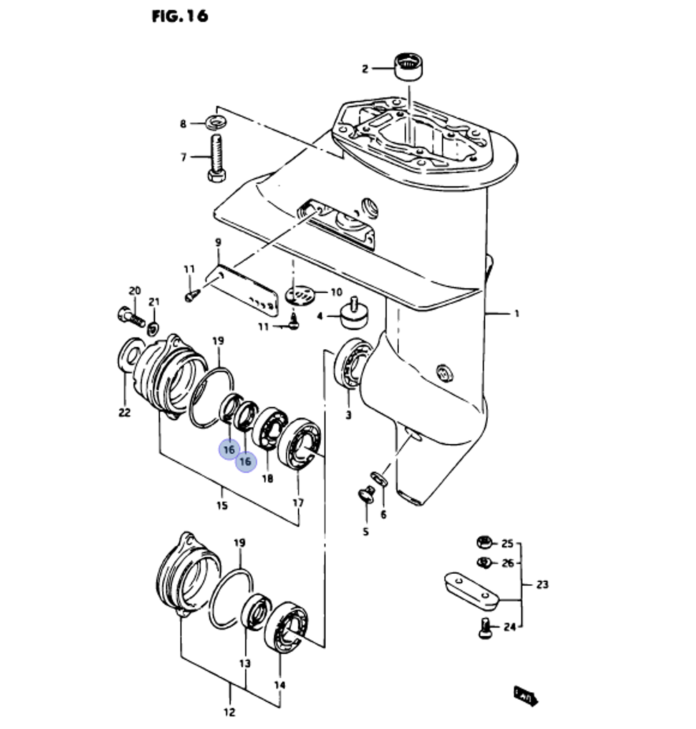 Сальник Suzuki 09282-14002-000