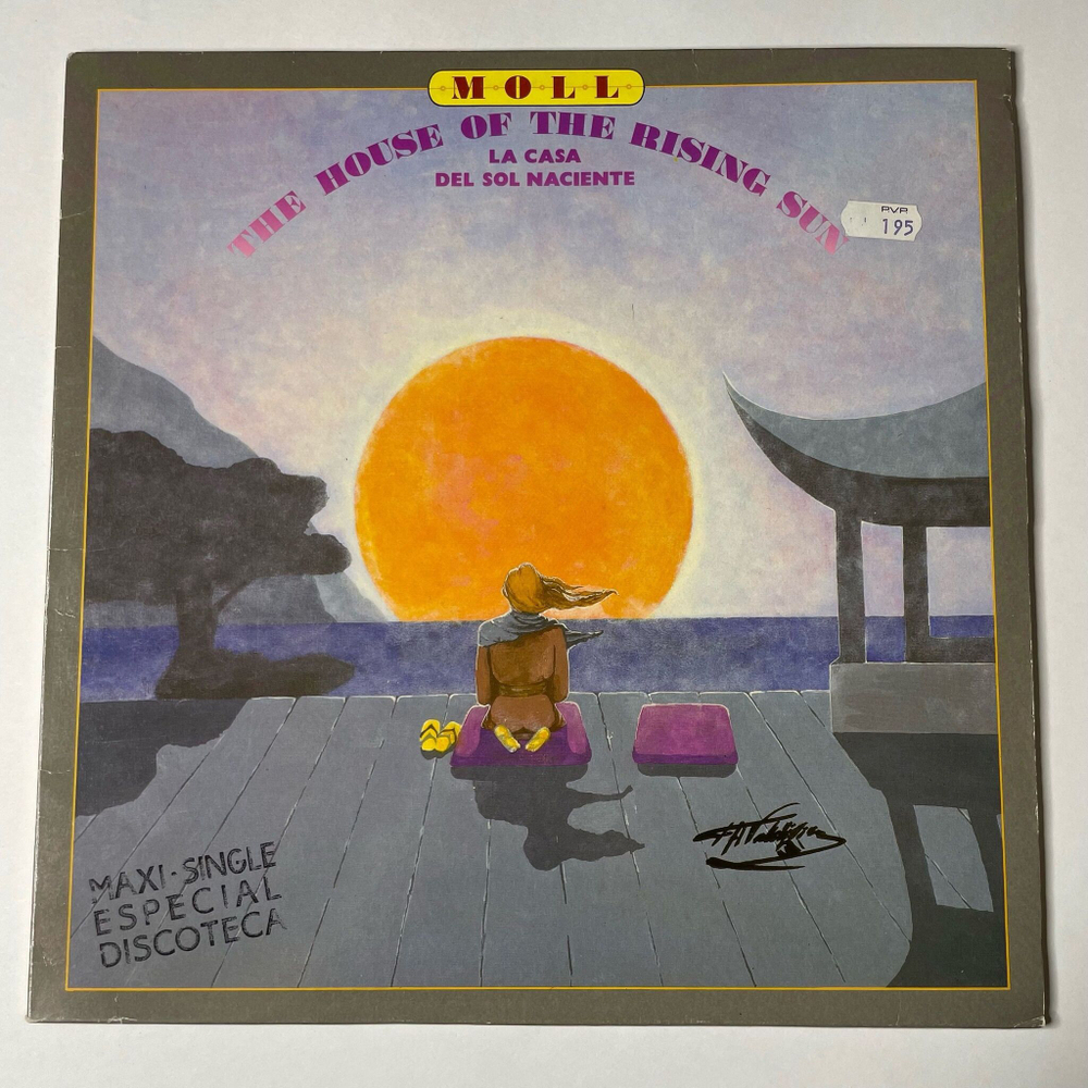 Винтажная виниловая пластинка LP Moll The House Of The Rising Sun (Spain 1988) 45 RPM, Maxi-Single