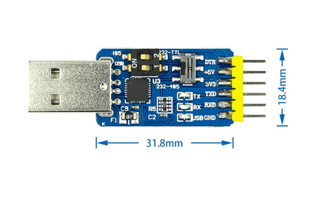Преобразователь ET CP2102-6-multi USB-UART