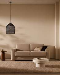 Абажур Domitila, черный ротанг, Ø44х52 см