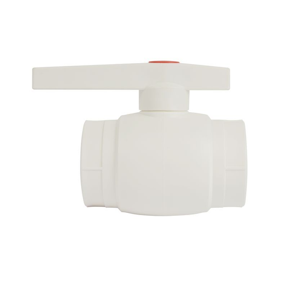 Кран шаровый полипропиленовый 50 мм полнопроходной TEBO