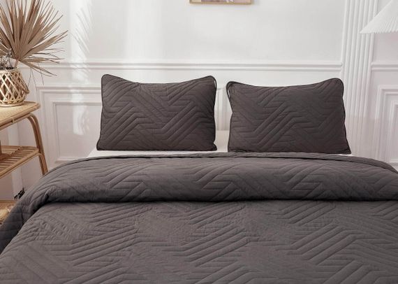 Мориц (антрацит) Покрывало 160х220