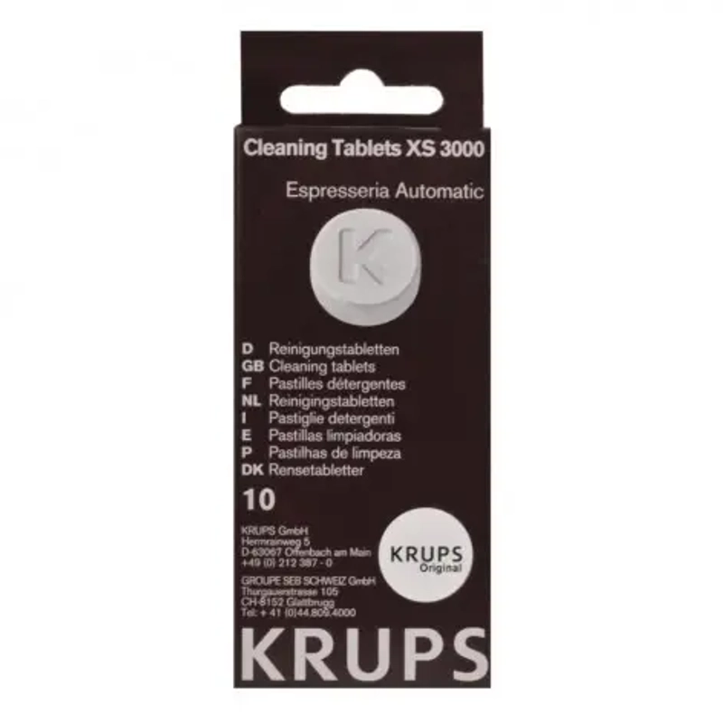 Чистящее средство для кофемашины табл.д/гидросист. KRUPS XS300010