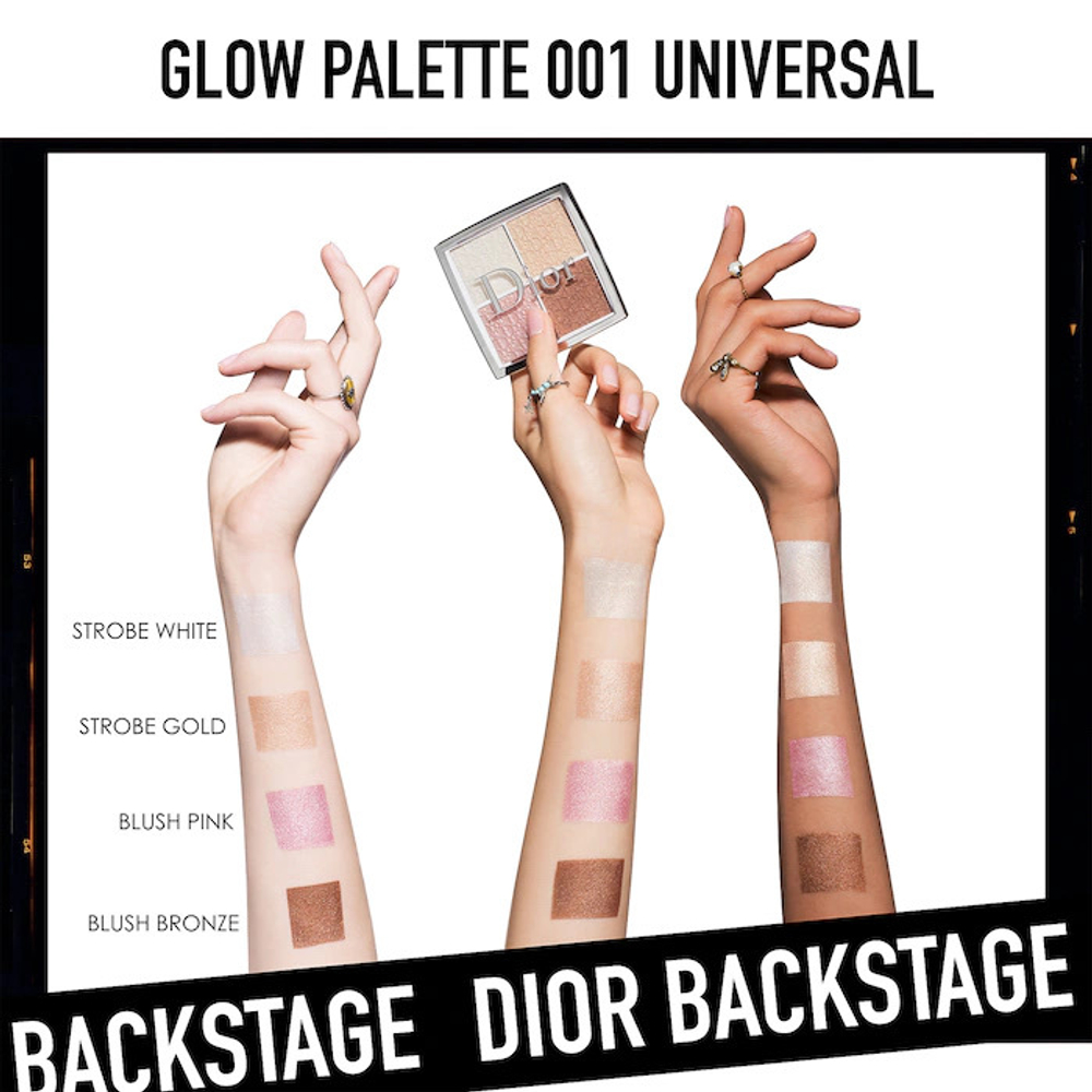 Dior backstage glow face palette 001 hotsell