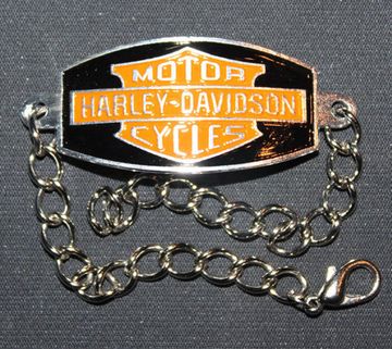 Браслет алюминиевый Harley Davidson лого
