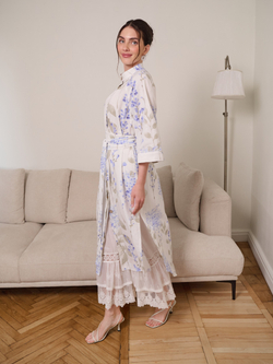 Платье кимоно с поясом