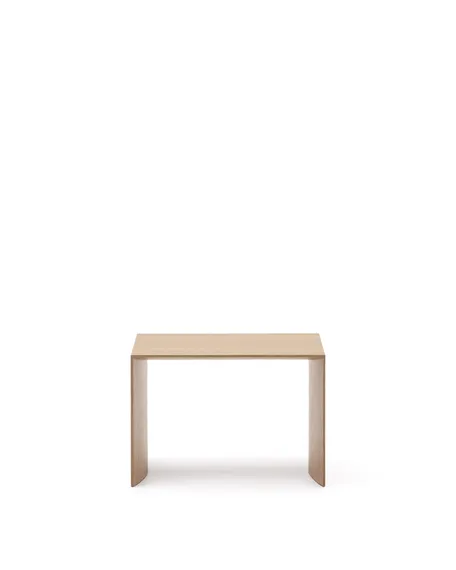 Litto Приставной столик из шпона дуба натурального цвета 55 x 40 см