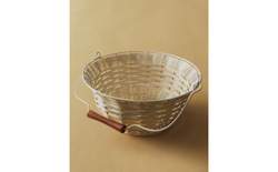 Zara Home Корзина из металла, цвет кремовый, 25 см