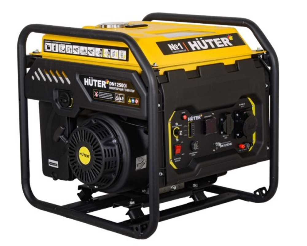 Генератор бензиновый HUTER DN12500 i инверторный 64/10/12