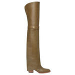 FENDI Over the knee Boots 5.5cm Women"s Green